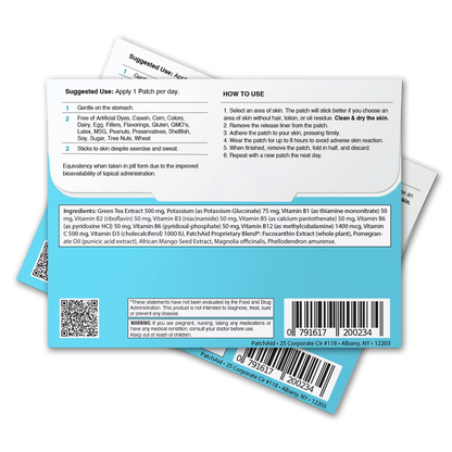 Metabolism Plus Topical Patch